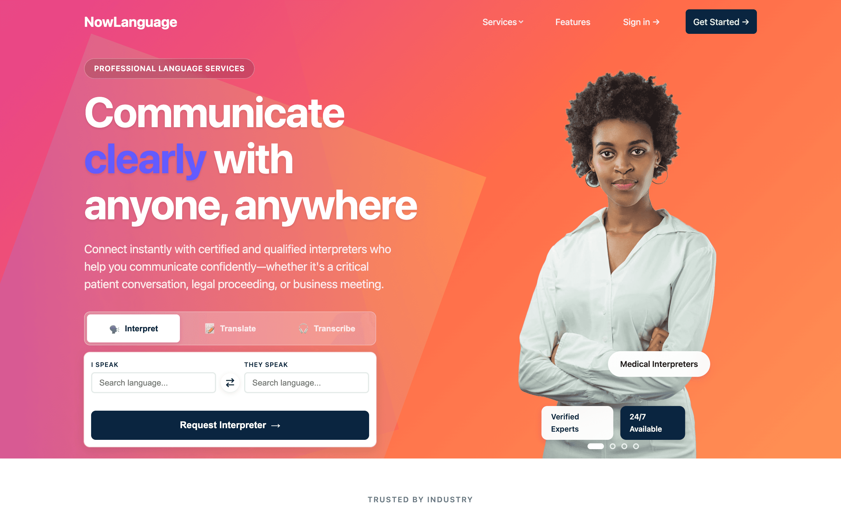 NowLanguage screenshot